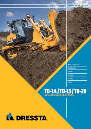 Верижен булдозер Dressta TD-15R Extra LGP 