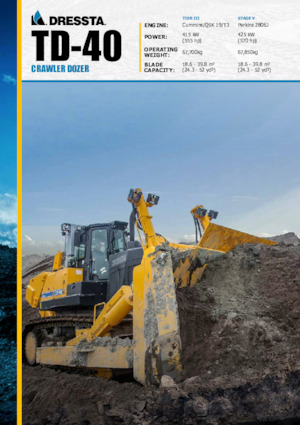 Верижен булдозер Dressta TD 40E Extra 