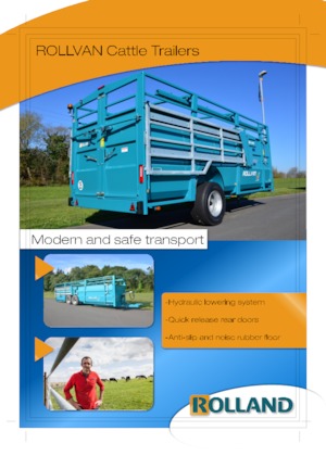 Ремаркета за превоз на добитък Rolland ROLLVAN 64