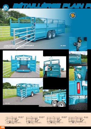 Ремаркета за превоз на добитък Rolland ROLLVAN 59