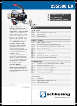 Дробилки за дърво Schliesing 300 EX