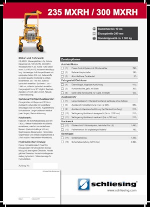 Дробилки за дърво Schliesing 300 MXRH Raupe
