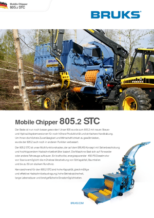 Дробилки за дърво Bruks 805.2 STC