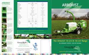 Дробилки за дърво Green Mech Aborist 15-23 MT 27 P/TR