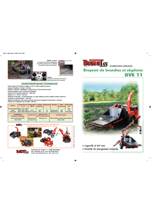 Дробилки за дърво Bugnot BV-E 11 100 DE