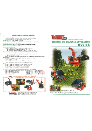 Дробилки за дърво Bugnot BV-E 55 PF