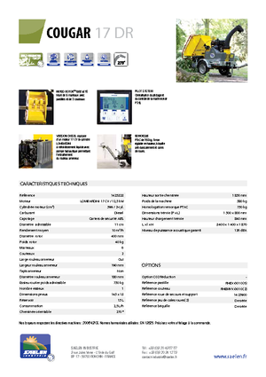 Дробилки за дърво TS-Industrie Cougar 17 DR