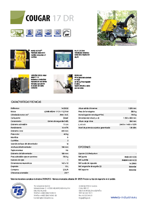 Дробилки за дърво TS-Industrie Cougar 17 DR