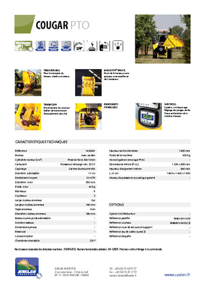 Дробилки за дърво TS-Industrie Cougar PTO