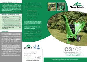 Дробилки за дърво Green Mech CS 100-14 PS