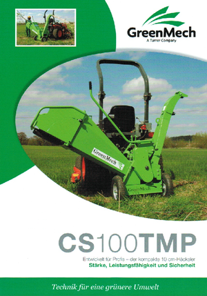 Дробилки за дърво Green Mech CS 100 TMP