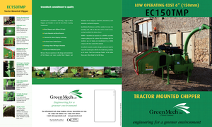 Дробилки за дърво Green Mech ECO 150 TMP