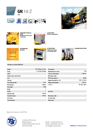 Дробилки за дърво TS-Industrie GM 10 Z