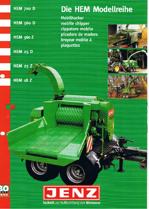 Дробилки за дърво Jenz HEM 18 Z
