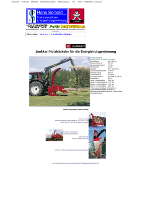 Дробилки за дърво Junkkari HJ 260 G