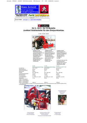 Дробилки за дърво Junkkari HJ 4 M