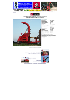 Дробилки за дърво Junkkari HJ 500 C