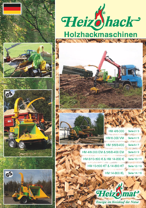 Дробилки за дърво Heizohack HM 10-500 KTL