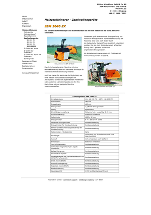 Дробилки за дърво JBM JBM 1040 ZX