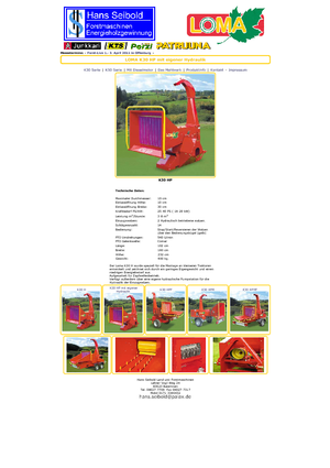 Дробилки за дърво Loma K 30 HP