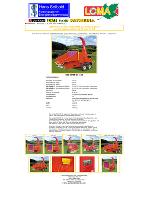 Дробилки за дърво Loma K 50 HPMF 65