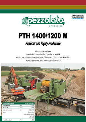Дробилки за дърво Pezzolato PTH 1400/1200