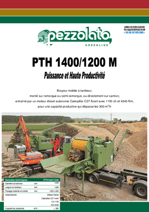 Дробилки за дърво Pezzolato PTH 1400/1200