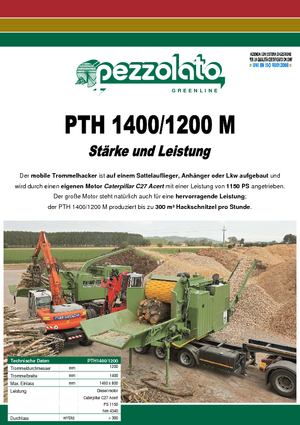 Дробилки за дърво Pezzolato PTH 1400/1200