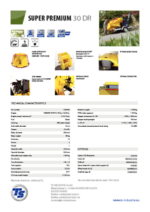 Дробилки за дърво TS-Industrie Super Premium 30 DR