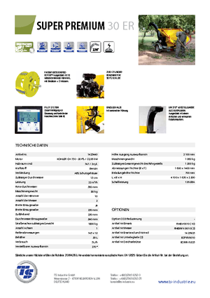 Дробилки за дърво TS-Industrie Super Premium 30 ER