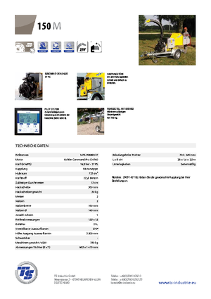 Дробилки за дърво TS-Industrie TS 150 M