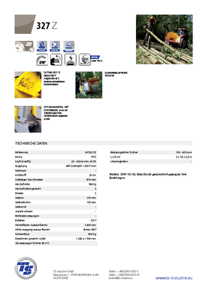 Дробилки за дърво TS-Industrie TS 327 Z