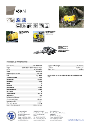 Дробилки за дърво TS-Industrie TS 450 M