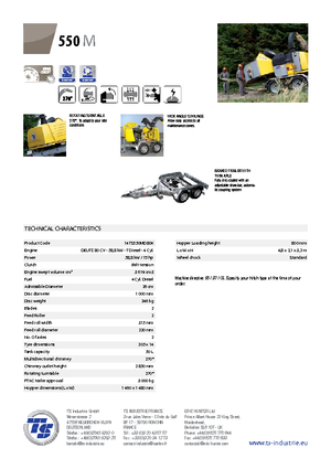 Дробилки за дърво TS-Industrie TS 550 M