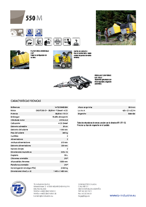 Дробилки за дърво TS-Industrie TS 550 M