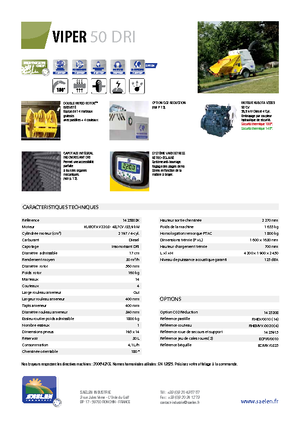 Дробилки за дърво TS-Industrie Viper 50 DRI