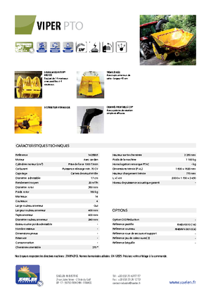 Дробилки за дърво TS-Industrie Viper PTO