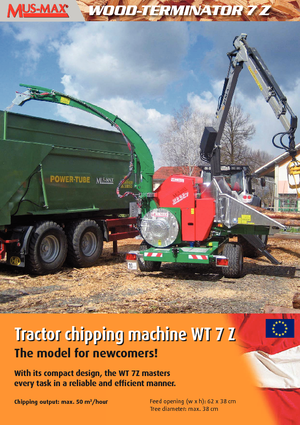 Дробилки за дърво MUS-MAX Wood-Terminator 7 Z