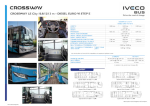 Автобуси за градски транспорт Iveco Crossway LE City 13m