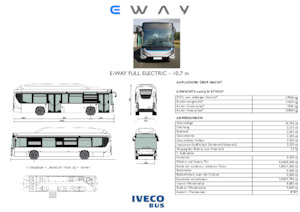 Автобуси за градски транспорт Iveco E-way 10,7 m