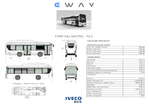 Автобуси за градски транспорт Iveco E-way 9,5 m