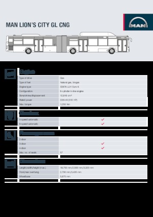 Автобуси за градски транспорт MAN Lion’s City GL
