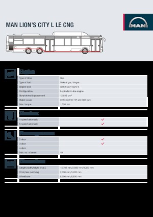 Автобуси за градски транспорт MAN Lion’s City L LE