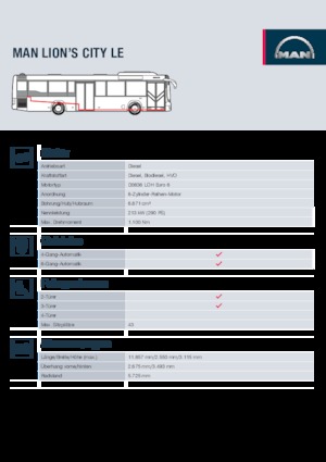 Автобуси за градски транспорт MAN Lion’s City LE