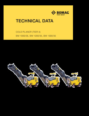 Пътни фрези Bomag BM 1200/35