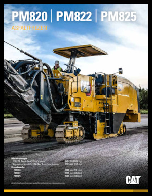 Пътни фрези Caterpillar PM825