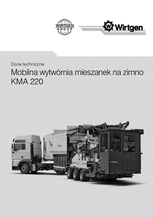 Машина за рециклиране на пътища - студено рециклиране Wirtgen KMA 220