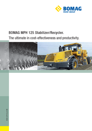 Машина за рециклиране на пътища - студено рециклиране Bomag MPH 125