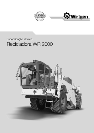 Машина за рециклиране на пътища - студено рециклиране Wirtgen WR 2000