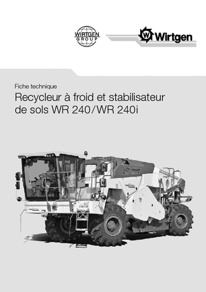 Машина за рециклиране на пътища - студено рециклиране Wirtgen WR 240